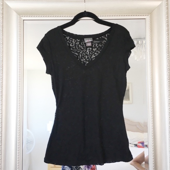 Dots Tops - Dots Translucent Leopard Top